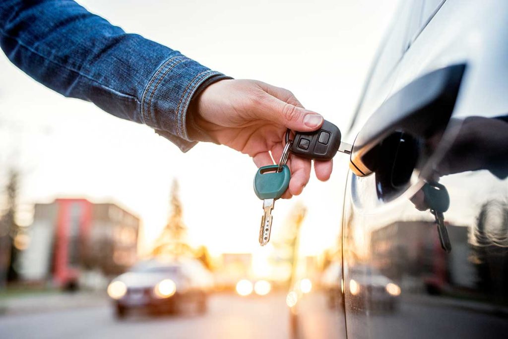 car door key